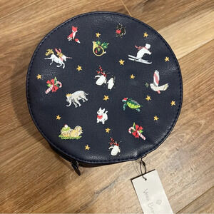 Vera Bradley Snow Globe Motifs WHIMSY COSMETIC CASE NWT
